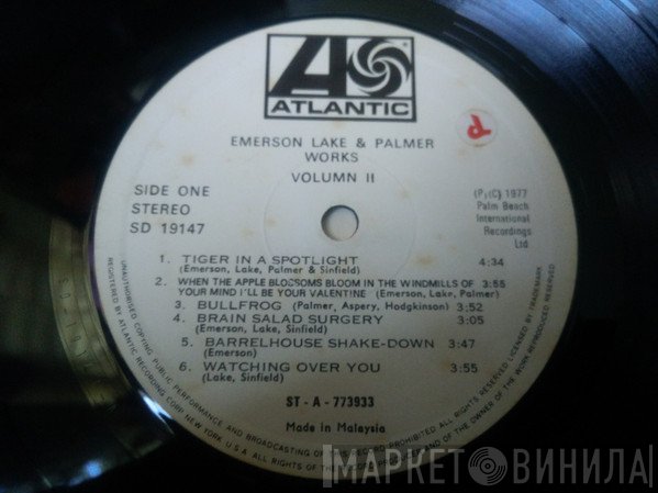 Emerson, Lake & Palmer  - Works Volume 2