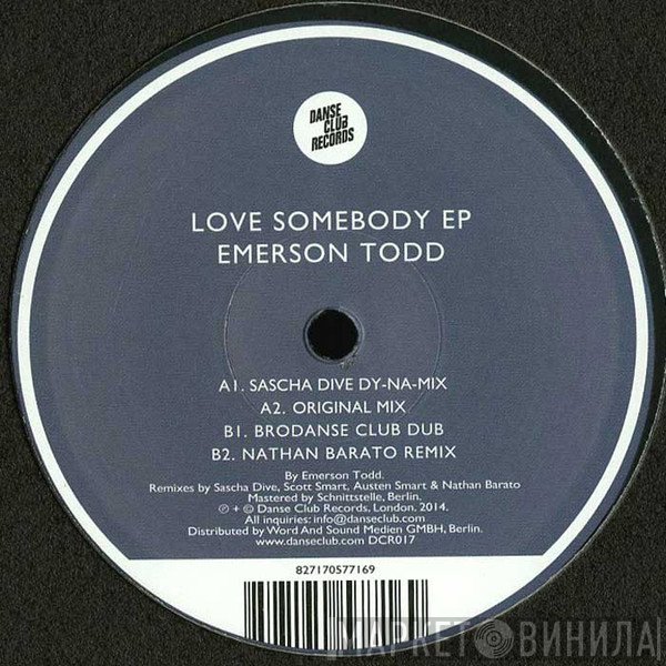 Emerson Todd - Love Somebody EP