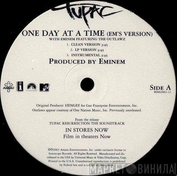 Eminem, 2Pac, The Outlawz - One Day At A Time (Em's Version)