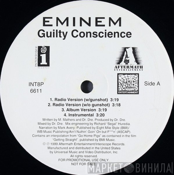 Eminem Featuring Dr. Dre  - Guilty Conscience