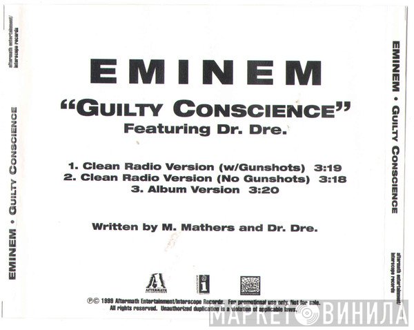 Eminem Featuring Dr. Dre  - Guilty Conscience