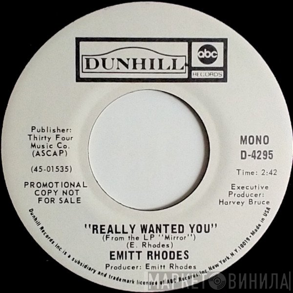 Emitt Rhodes  - Really Wanted You