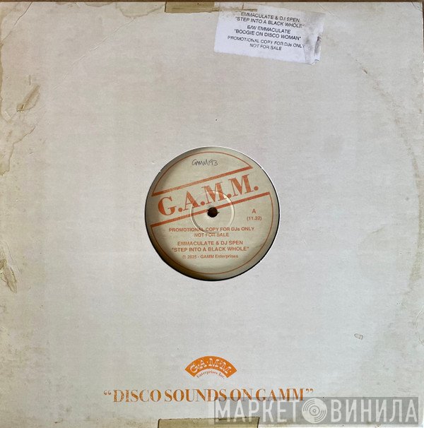 Emmaculate, DJ Spen - Step Into A Black Whole / Boogie On Disco Woman