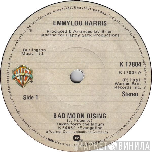 Emmylou Harris  - Bad Moon Rising