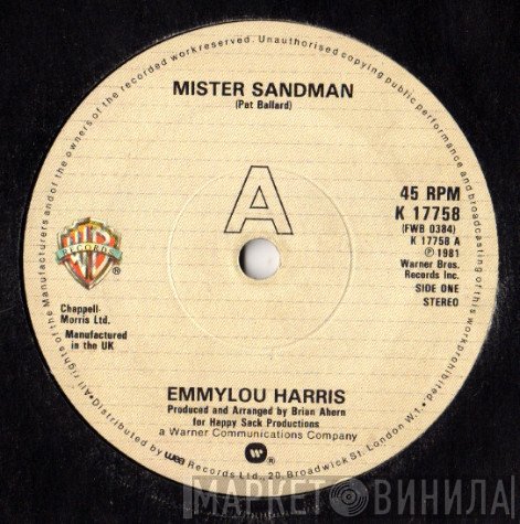 Emmylou Harris - Mister Sandman