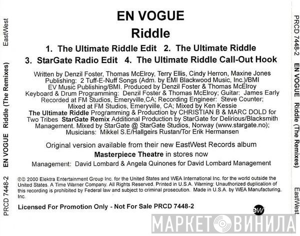 En Vogue  - Riddle (The Remixes)