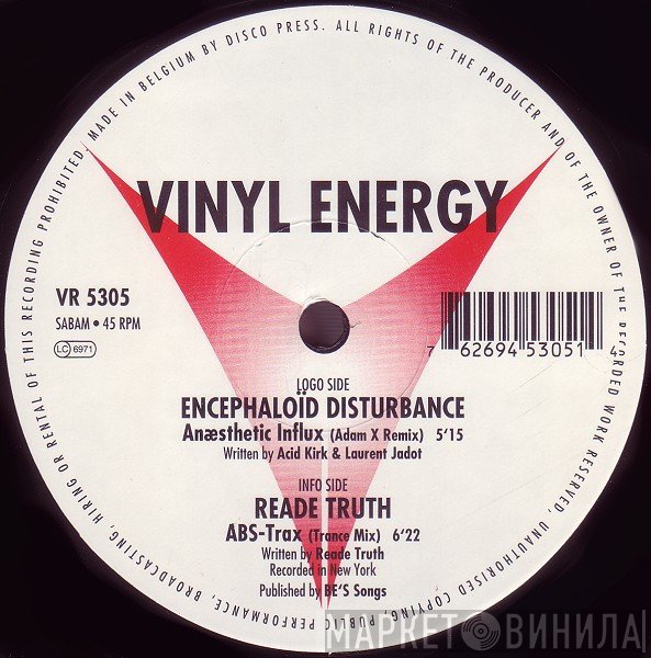 Encephaloïd Disturbance, Reade Truth - Vinyl Energy