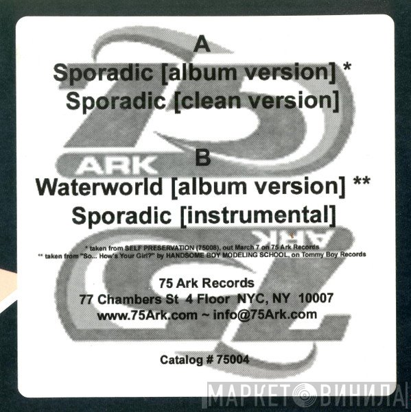 Encore, Handsome Boy Modeling School - Sporadic / Waterworld