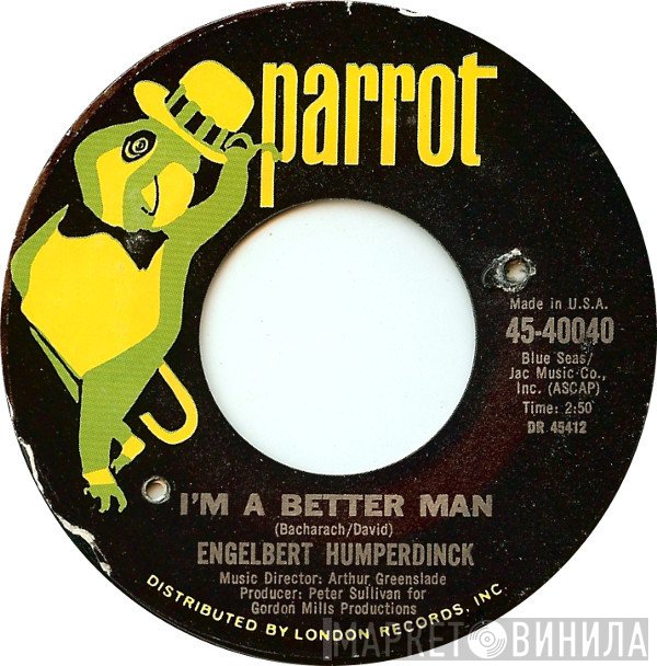 Engelbert Humperdinck - I'm A Better Man (For Having Loved You) / Cafe