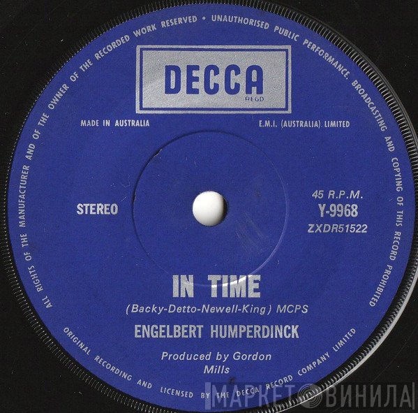 Engelbert Humperdinck  - In Time