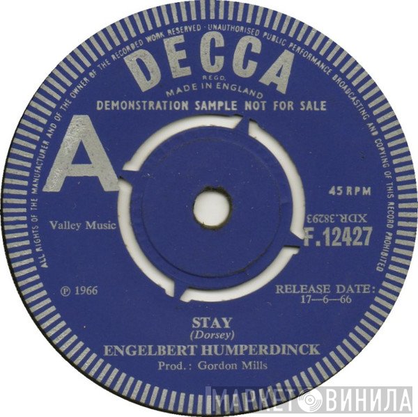 Engelbert Humperdinck  - Stay