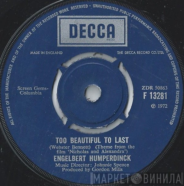 Engelbert Humperdinck - Too Beautiful To Last