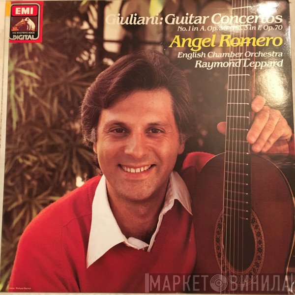 English Chamber Orchestra, Raymond Leppard, Mauro Giuliani , Angel Romero  - Guitar Concertos No. 1 In A, Op. 30 / No. 3 In F, Op. 70