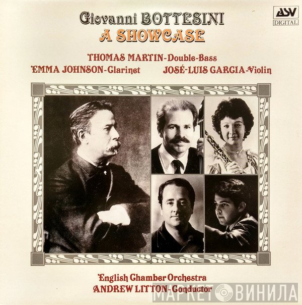 English Chamber Orchestra, José-Luis Garcia, Andrew Litton, Emma Johnson, Giovanni Bottesini, Thomas Martin  - A Showcase