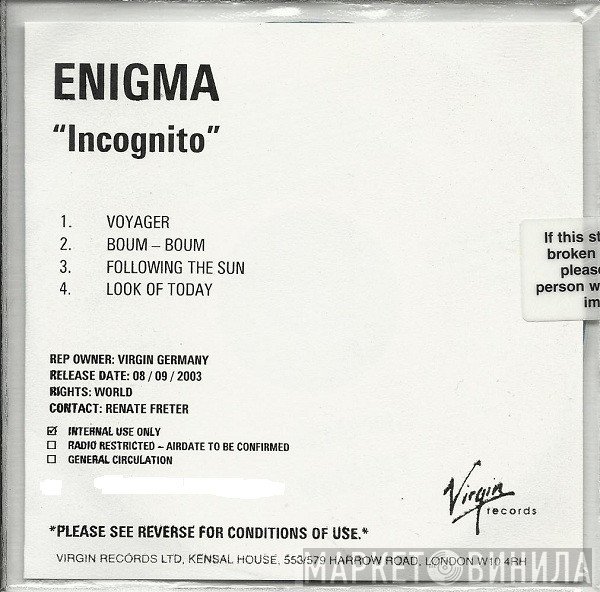 Enigma  - Incognito