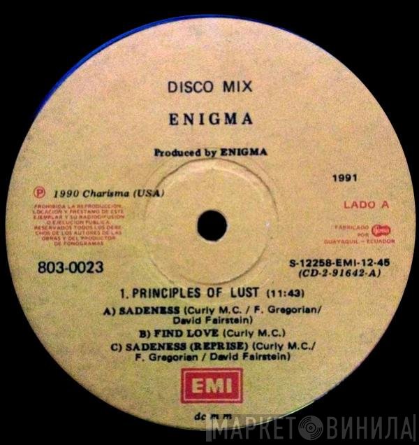 Enigma  - Principles Of Lust