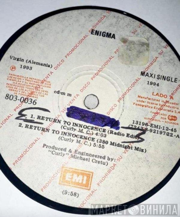 Enigma  - Return To Innocence