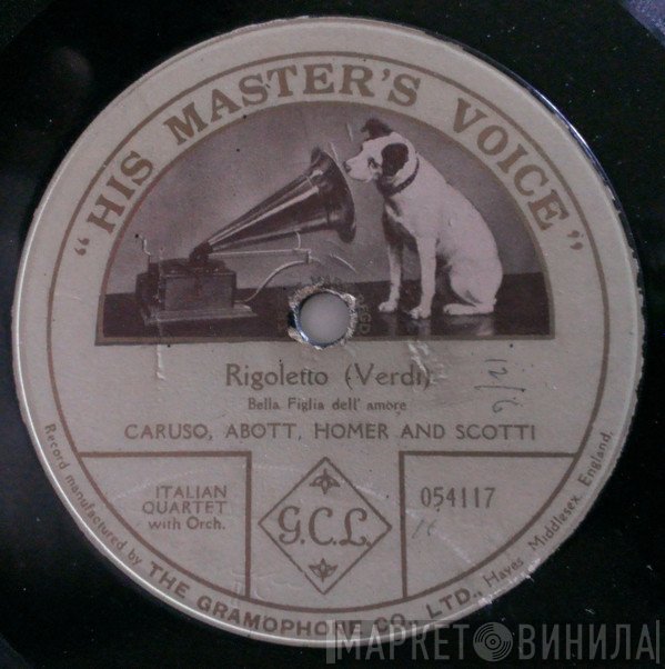 Enrico Caruso, Louise Homer, Antonio Scotti, Bessie Abott - Rigoletto
