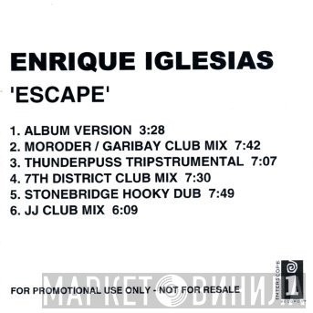 Enrique Iglesias  - Escape