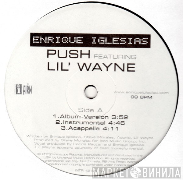 Enrique Iglesias Featuring Lil Wayne  - Push