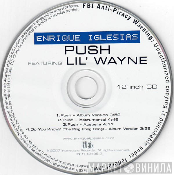 Enrique Iglesias featuring Lil Wayne  - Push