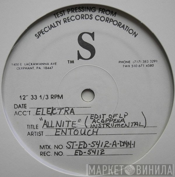 Entouch   - All Nite