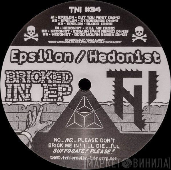 Epsilon / Hedonist  - Bricked In EP