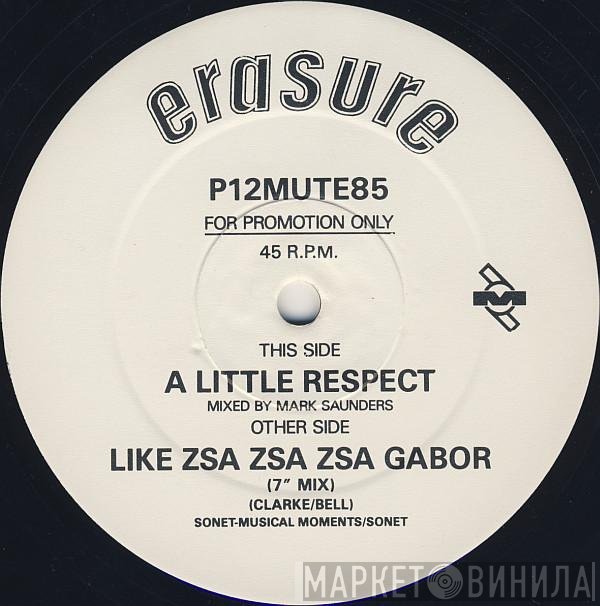 Erasure - A Little Respect