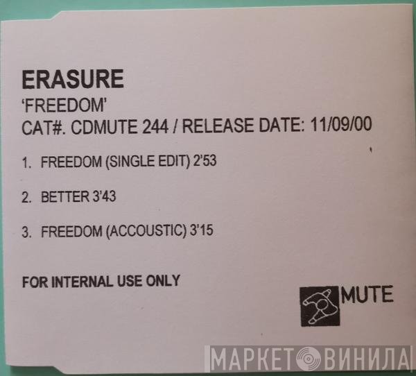Erasure  - Freedom