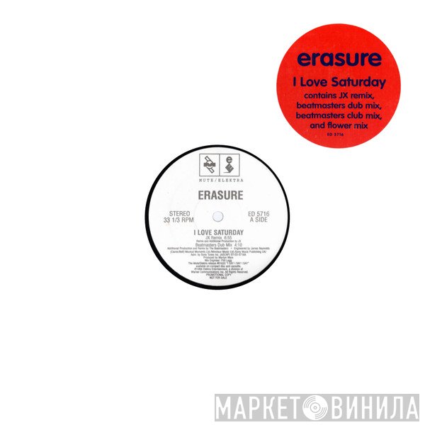 Erasure - I Love Saturday