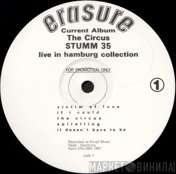 Erasure - Live In Hamburg Collection
