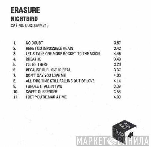 Erasure  - Nightbird