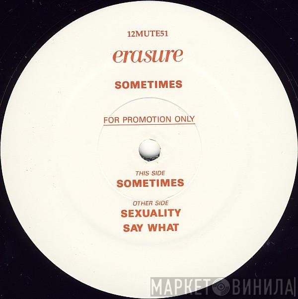 Erasure - Sometimes