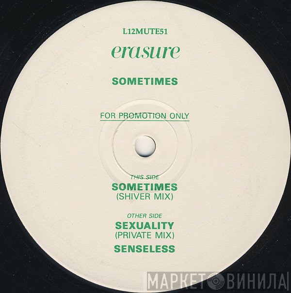Erasure  - Sometimes
