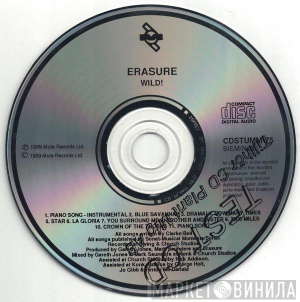 Erasure  - Wild!