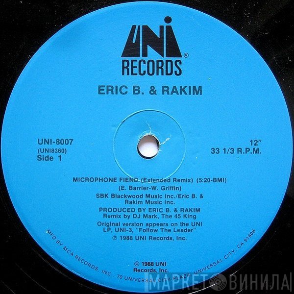 Eric B. & Rakim  - Microphone Fiend