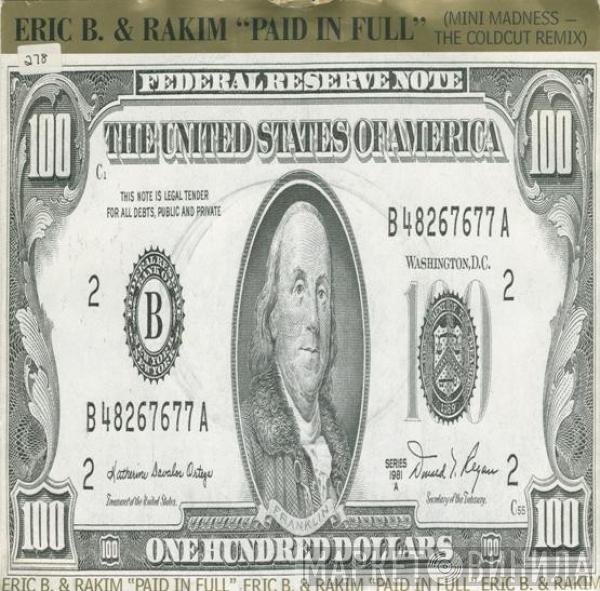 Eric B. &amp; Rakim - Paid In Full (Mini Madness - The Coldcut Remix)