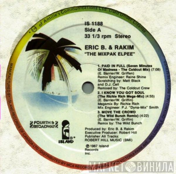 Eric B. & Rakim  - The Mixpak Elpee