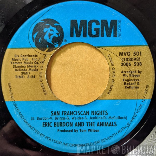 Eric Burdon & The Animals - San Franciscan Nights / Monterey