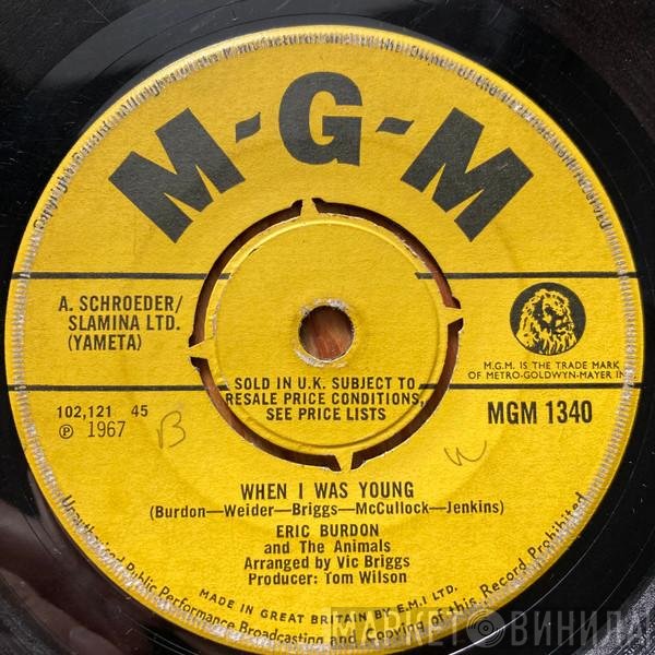 Eric Burdon & The Animals - When I Was Young