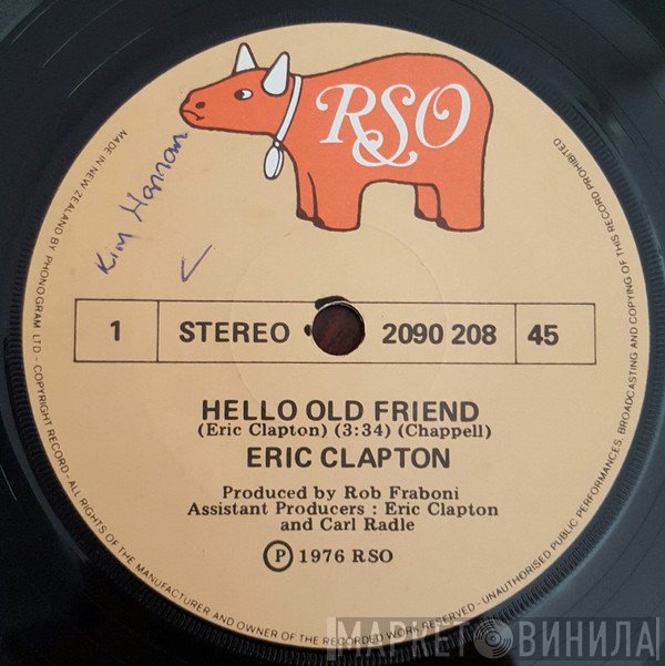 Eric Clapton  - Hello Old Friend
