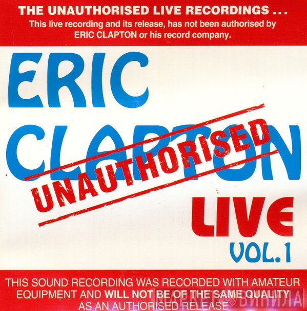 Eric Clapton  - Live Vol. 1