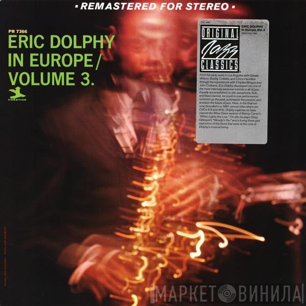 Eric Dolphy  - In Europe / Volume 3.