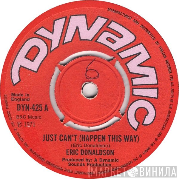 Eric Donaldson - Just Can't (Happen This Way) / Version