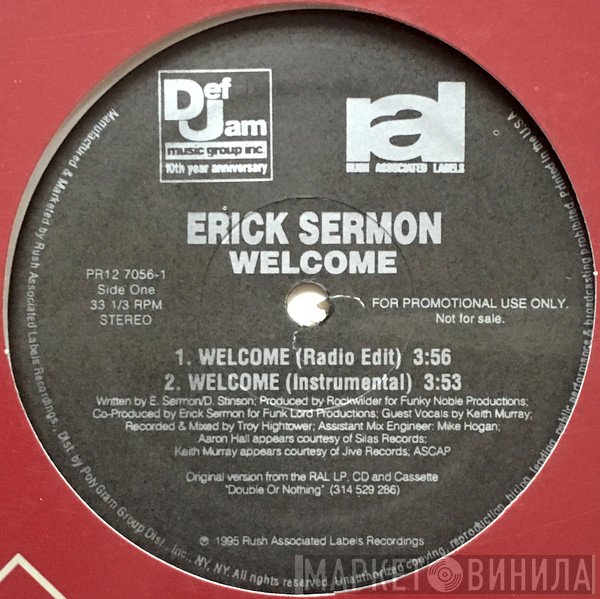 Erick Sermon  - Welcome