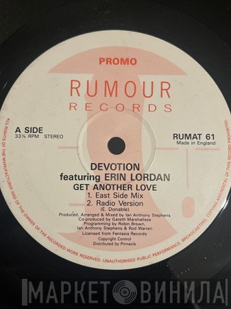 Erin Lordan, Devotion  - Get Another Love