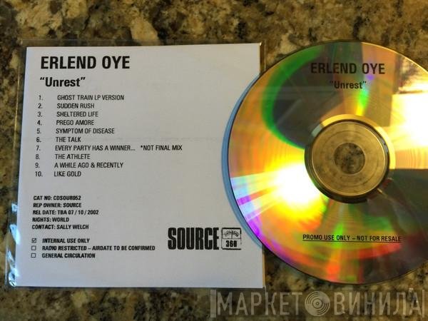 Erlend Øye  - Unrest