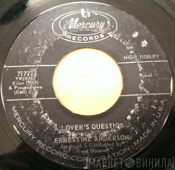 Ernestine Anderson - A Lovers Question / That's All I Want From You
