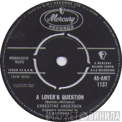 Ernestine Anderson - A Lovers Question