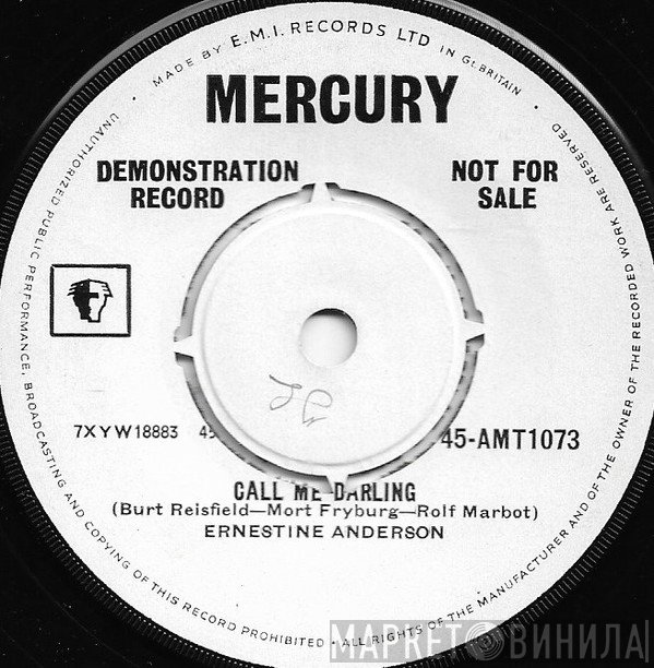 Ernestine Anderson - Call Me Darling